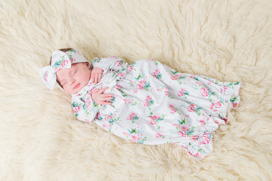 Baby Cotton Take Me Home Gown