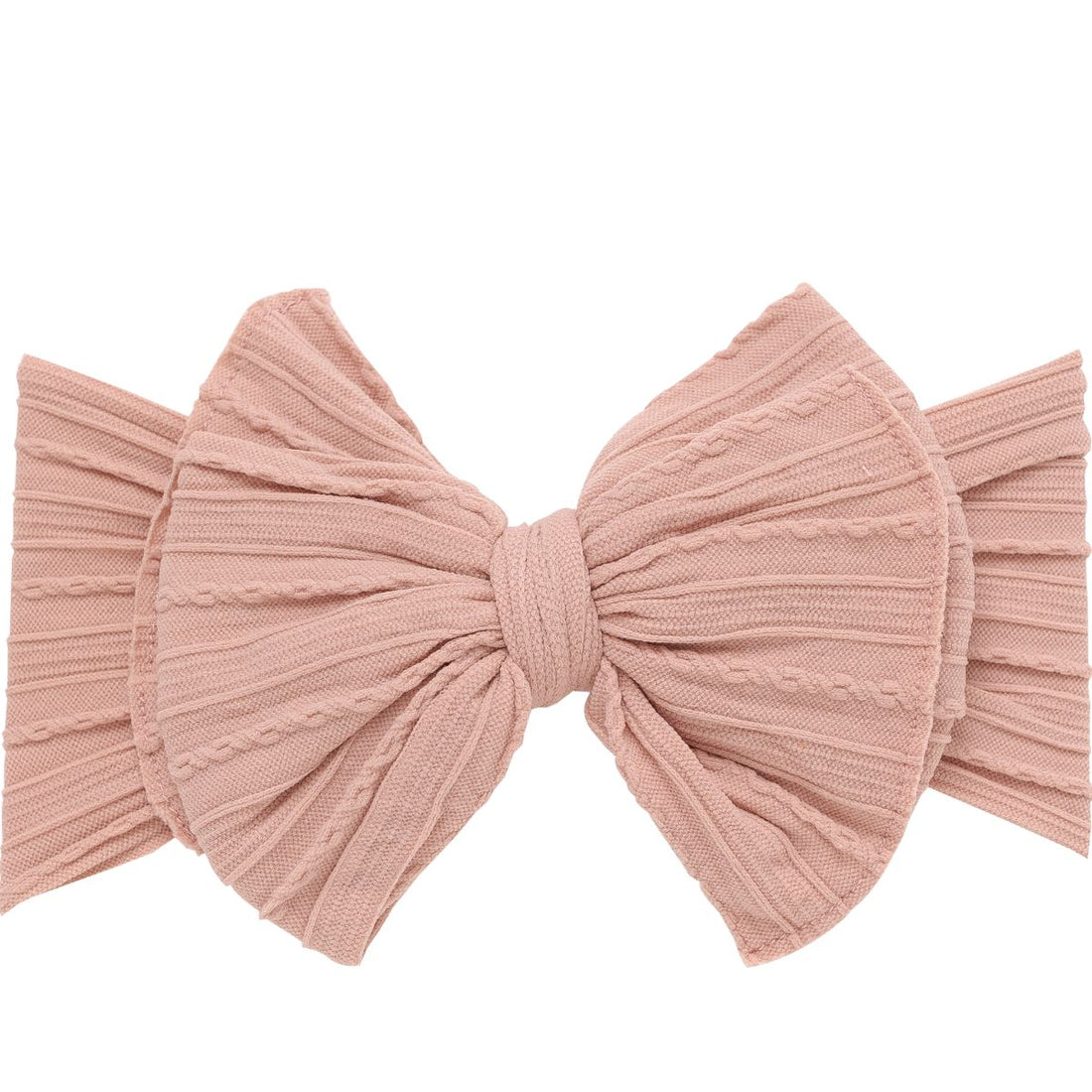 Jumbow Cable Knit Knot - Blush