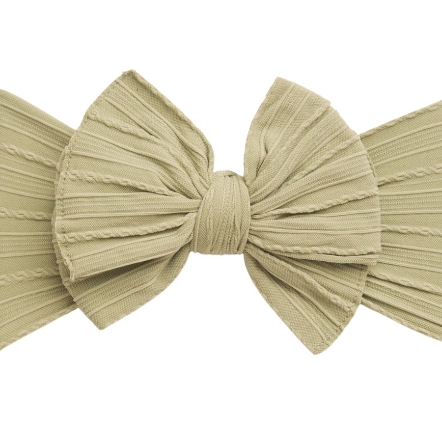 Jumbow Cable Knit Knot - Sage