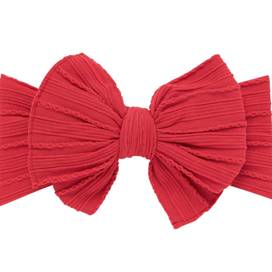 Jumbow Cable Knit Knot - Red