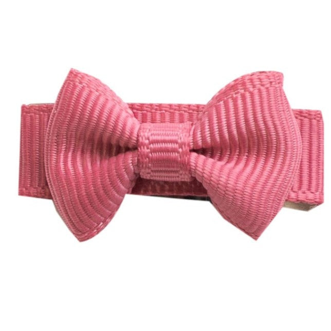 Mini Bows Snap Clips TUX - Colonial Rose