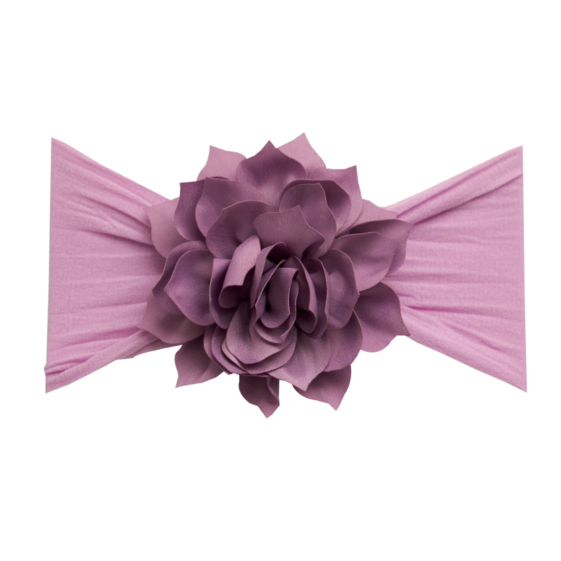 Dahlia Flower Headband - Amethyst