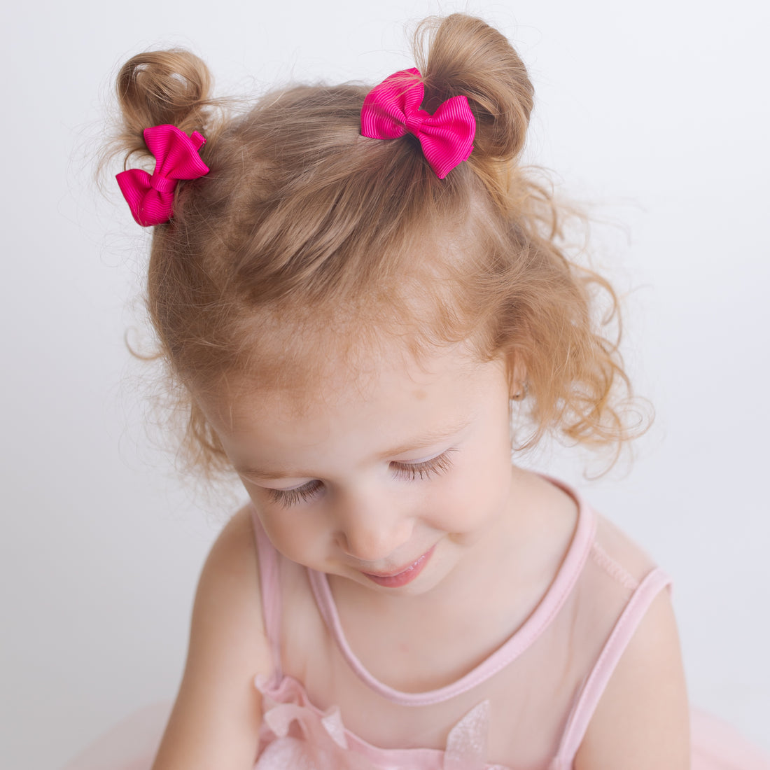 Pink Cupcake Hair Bow: Rainbow Felt Center, Birthday Barrette Pink Cupcake Hair Bow: Rainbow Felt Center, Birthday Barrette