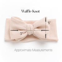 Waffle Knot - Pearl Pink