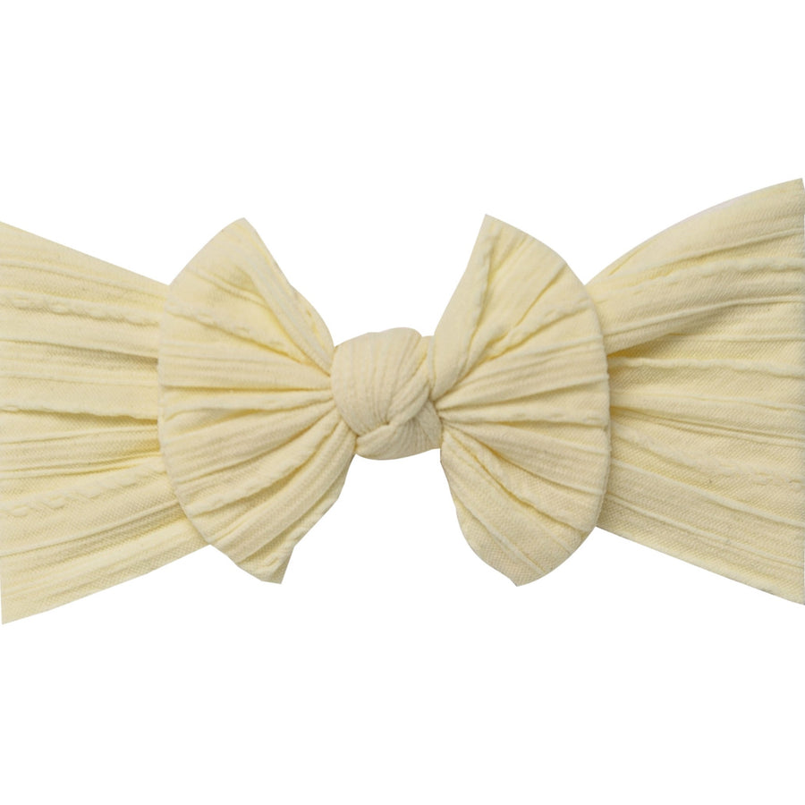 Cable Knit Knot - Ivory