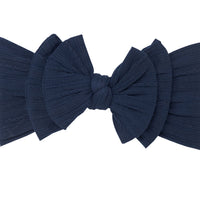 Double Cable Knit Knot - Navy