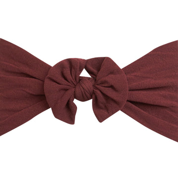 Classic Top Knot - Burgundy