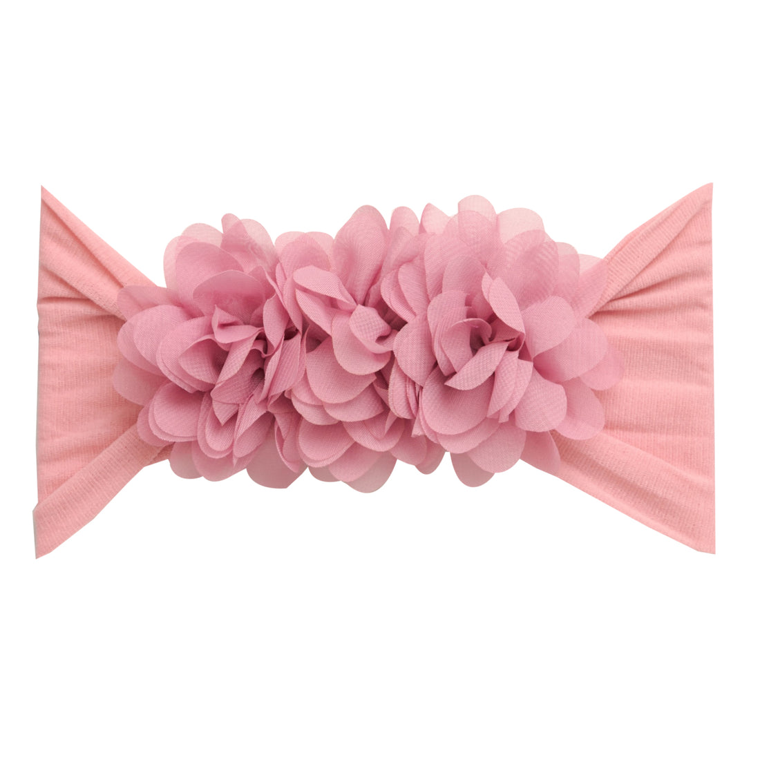 Trio Flower Headwrap - Blush Pink