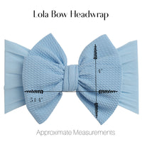 Lola Wide Nylon Headband - Natural