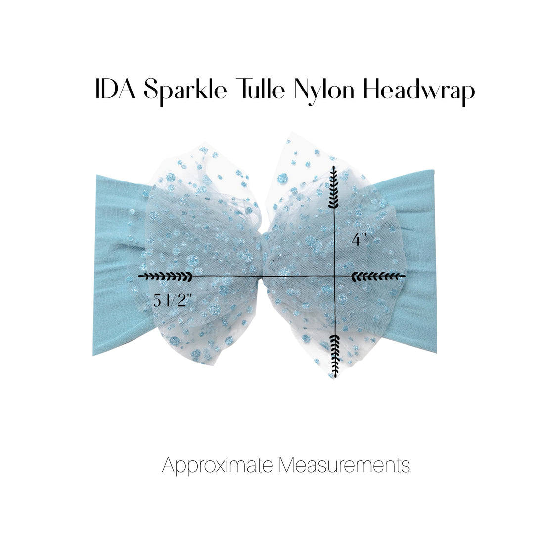IDA Sparkle Tulle - White