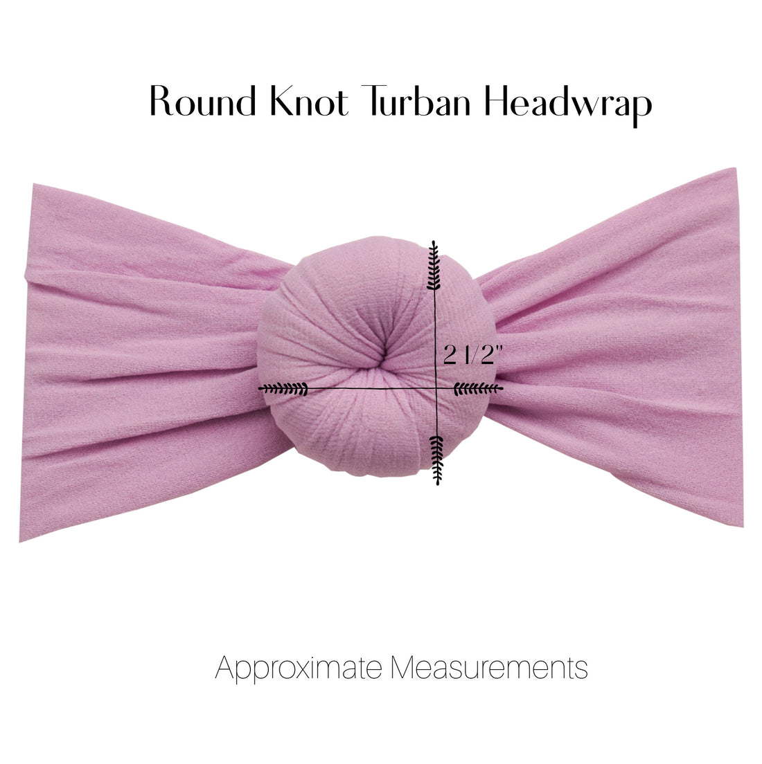 Round Knot Turban - Pink