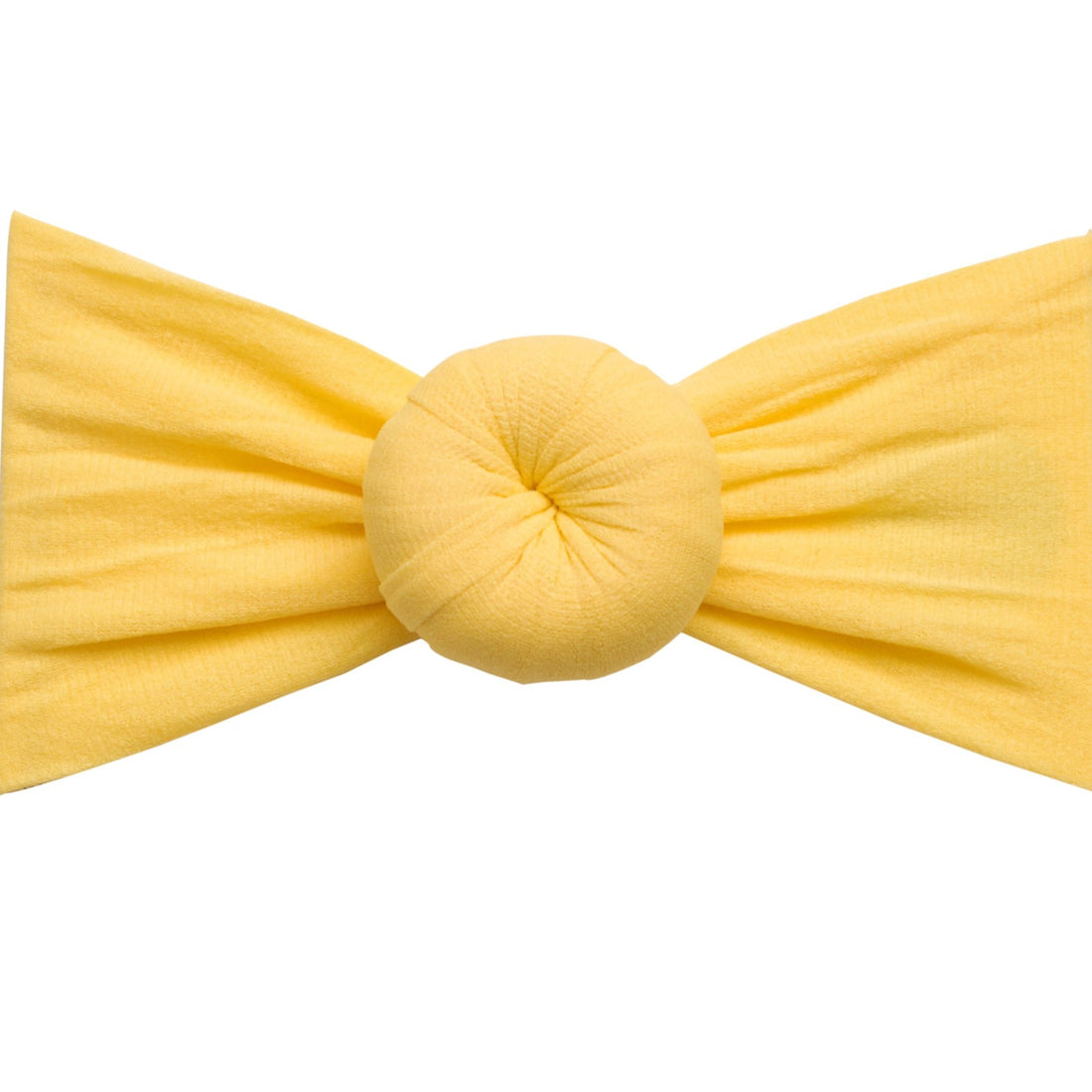 Round Knot Turban - Yellow
