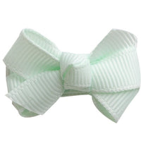 Mini Bow Knot Snap Clip - Ice Mint