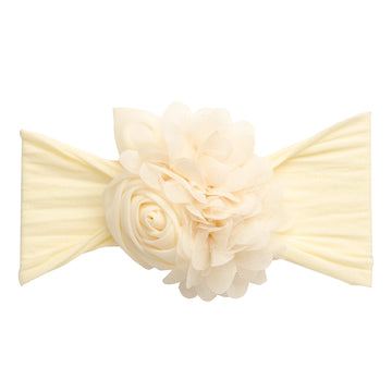 Couture Flower Headwrap - Ivory