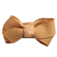 Mini Bows Snap Clips Knot - Pale Gold