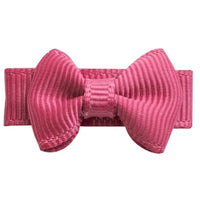 Mini Bows Snap Clips TUX - Rosewood