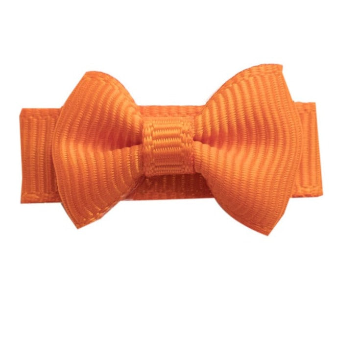 Mini Bows Snap Clips TUX - Torrid Orange