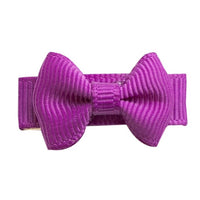 Mini Bows Snap Clips TUX - Ultra Violet
