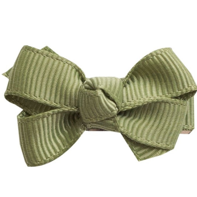 Mini Bows Snap Clips Knot - Willow