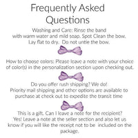 Kai Fable Linen Bow - Purple Grey