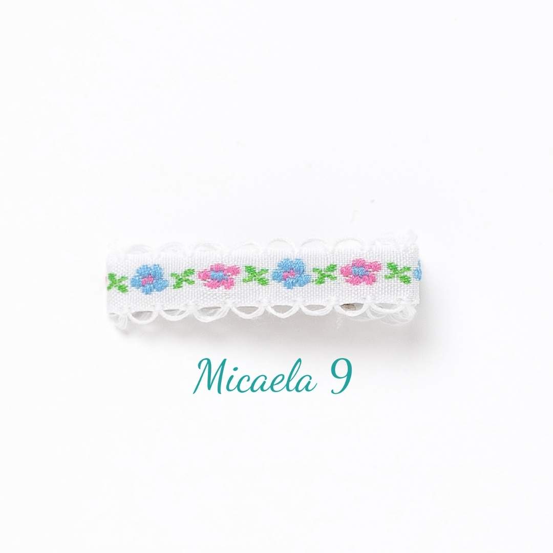 Micaela Ribbon Covered Hair Clip