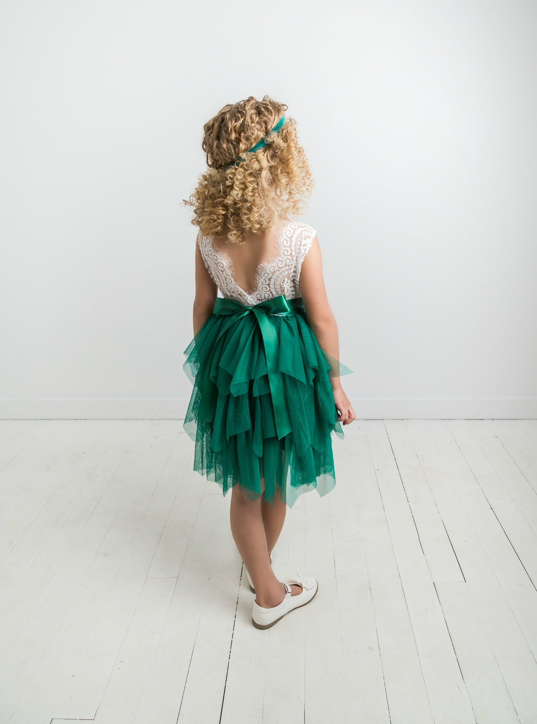 Claire Dress - Emerald #123
