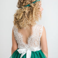 Claire Dress - Emerald #123