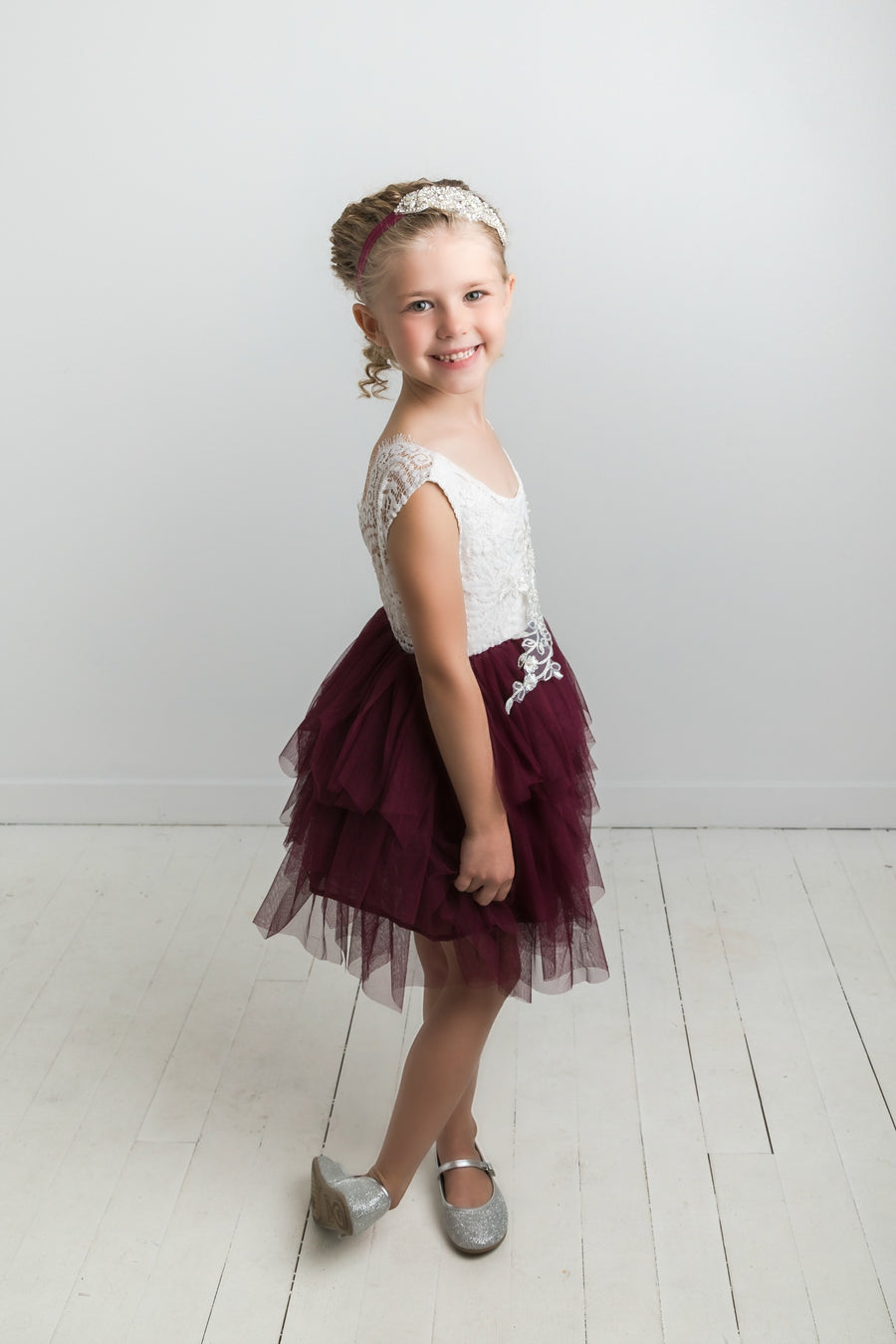 Claire Dress - Eggplant #121