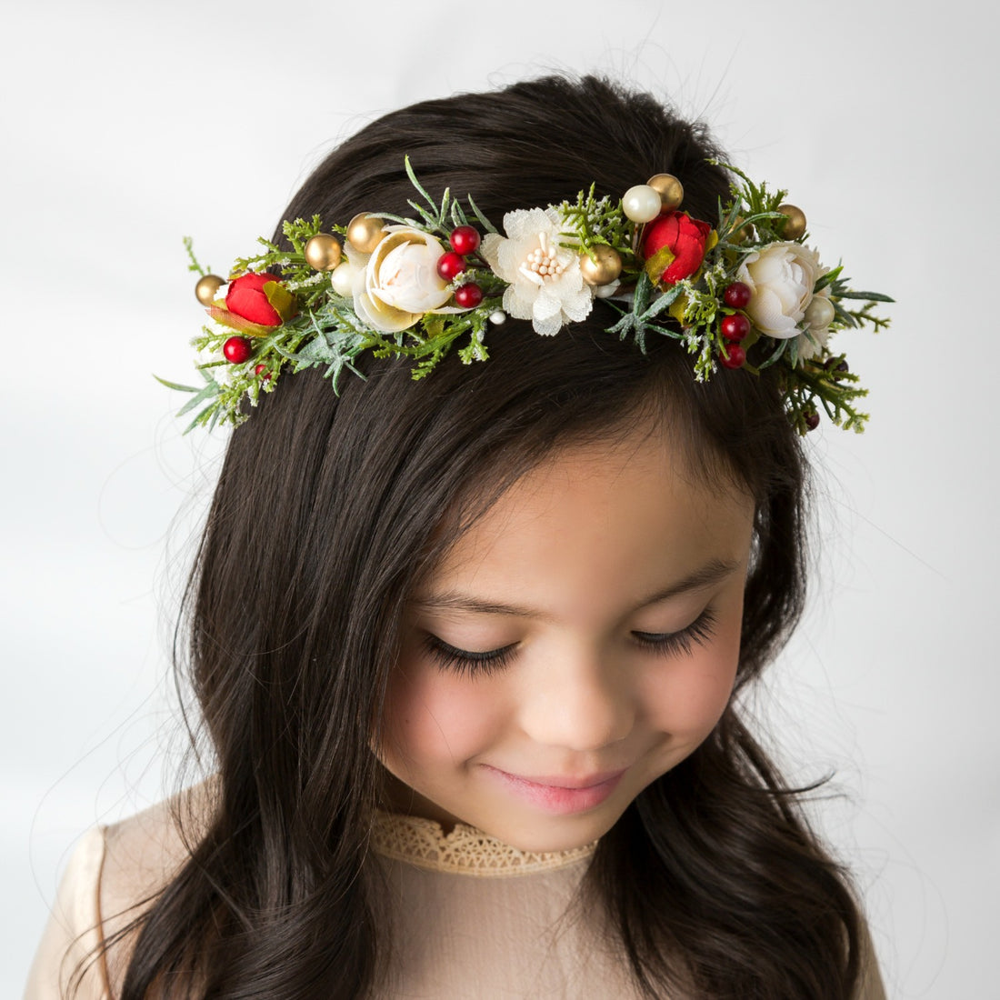 Angelina Flower Girl Crown
