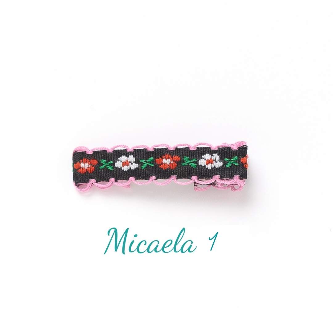 Micaela Ribbon Covered Hair Clip