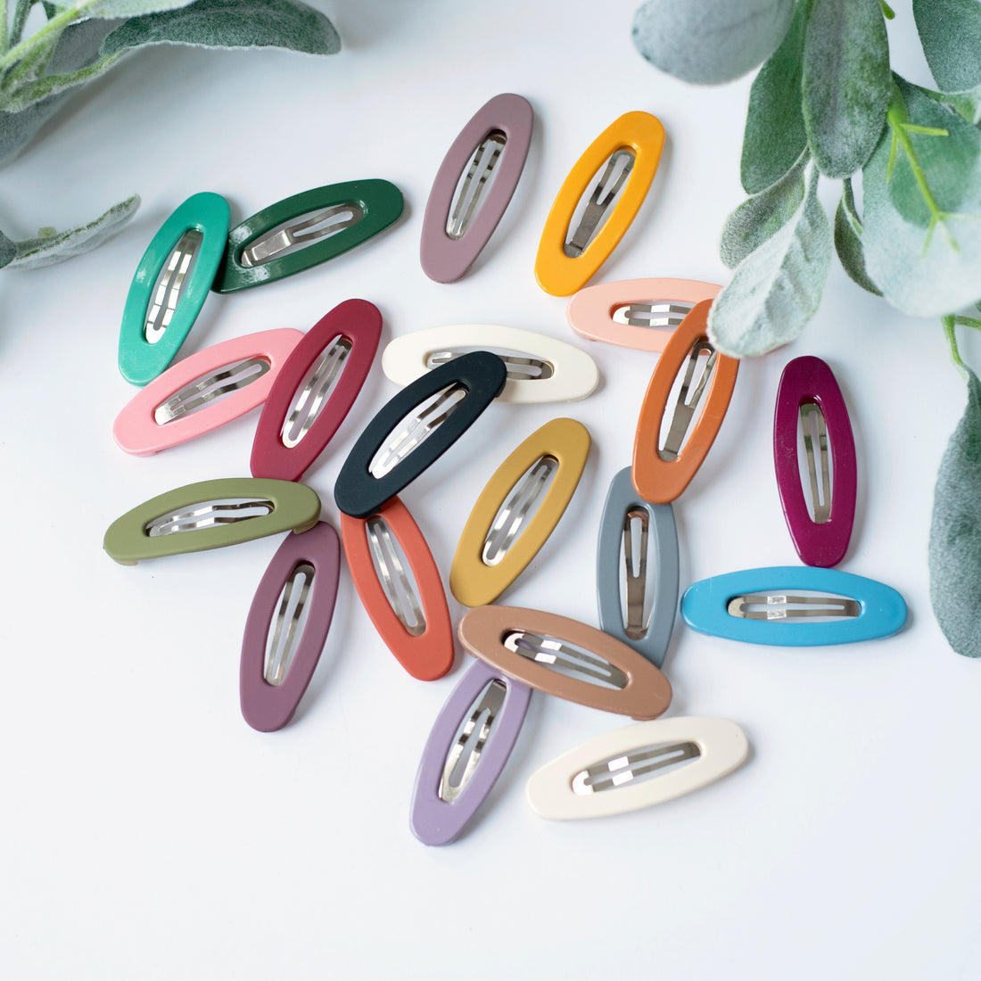 Glossy SIERRA SNAP Hair Clip - 28 colors