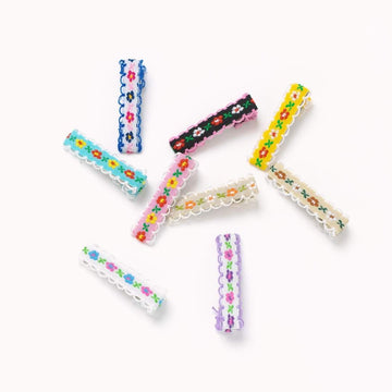 Micaela Ribbon Covered Hair Clip
