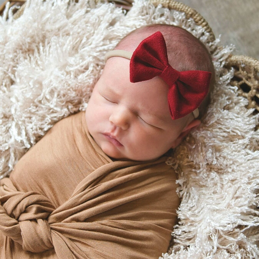 Suede Bow Headbands