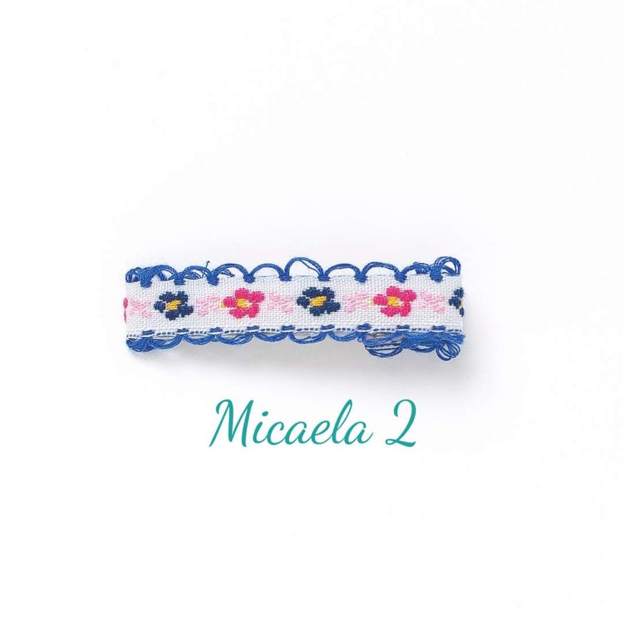 Micaela Ribbon Covered Hair Clip