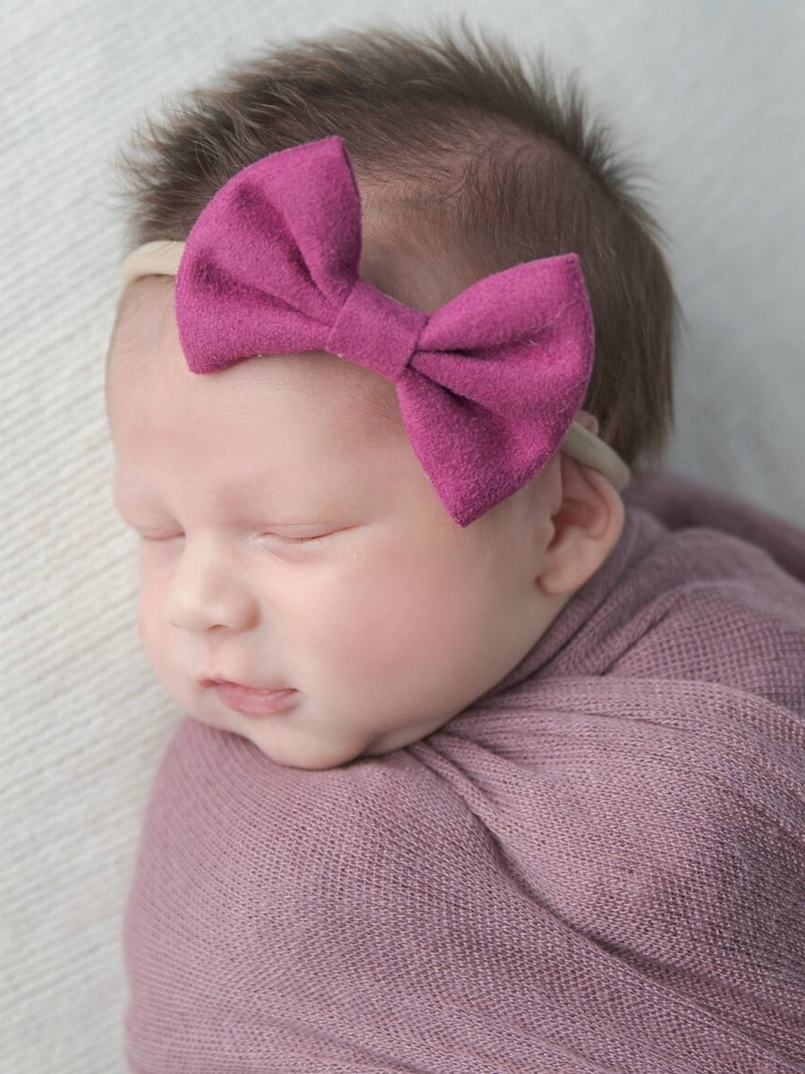Suede Bow Headbands