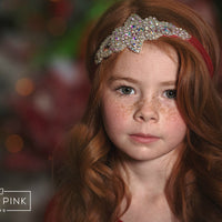 Frozen in Time Bling Headband - Red - 13 colors available - Think Pink Bows - 2