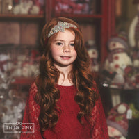 Frozen in Time Bling Headband - Red - 13 colors available - Think Pink Bows - 4