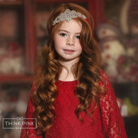Frozen in Time Bling Headband - Red - 13 colors available - Think Pink Bows - 3