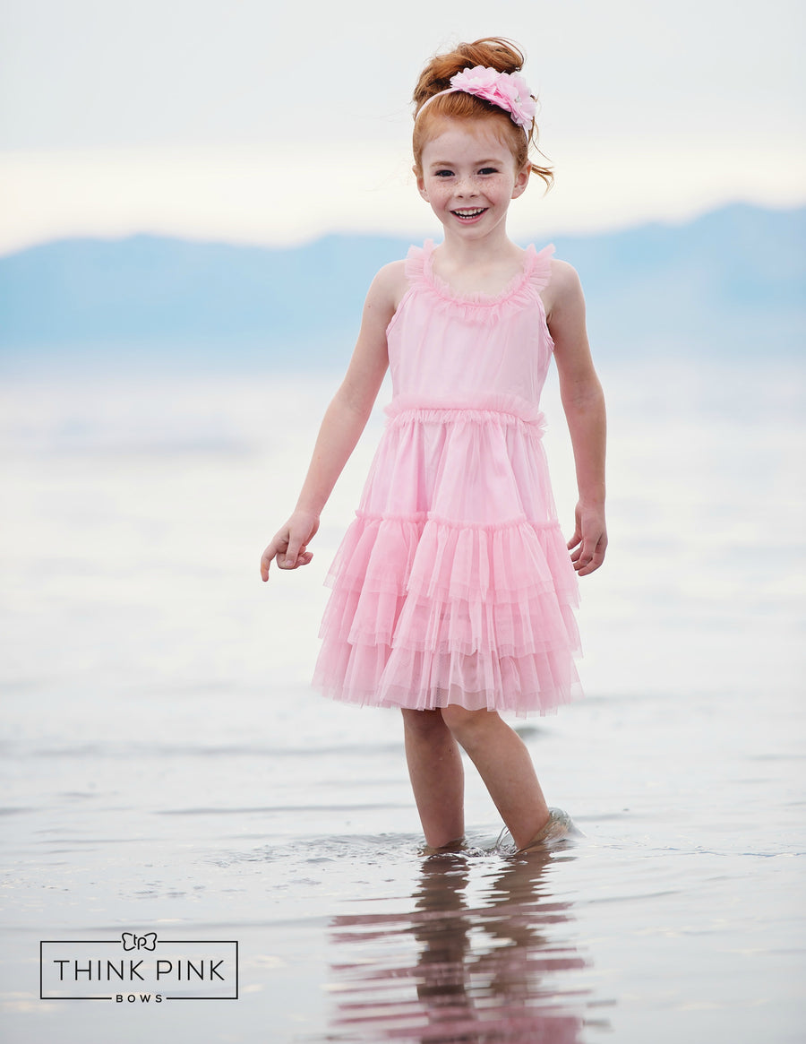 Pretty in Pink Tulle Dress - Think Pink Bows - 5