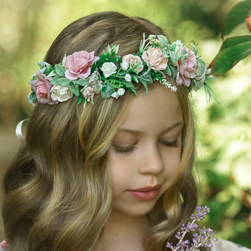 Vivian Flower Girl Crown