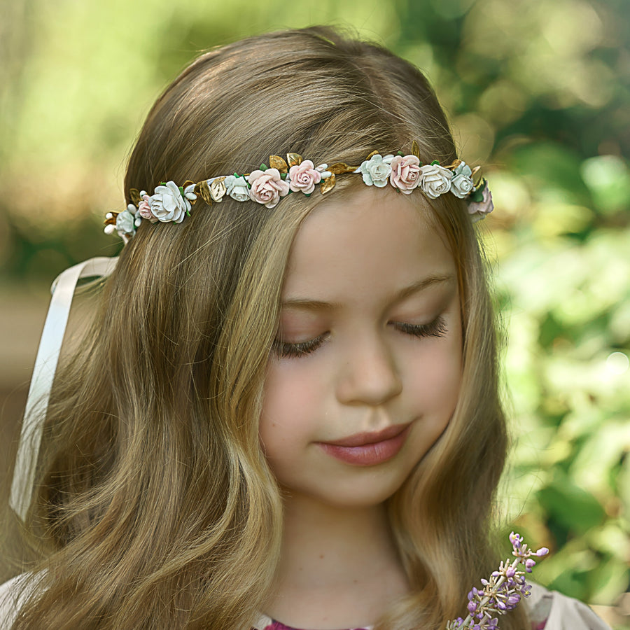 Hannah Flower Girl Crown