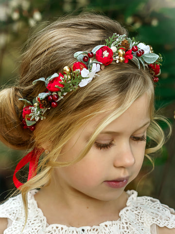 Jaqueline Flower Girl Crown