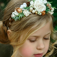 Tania Flower Girl Crown