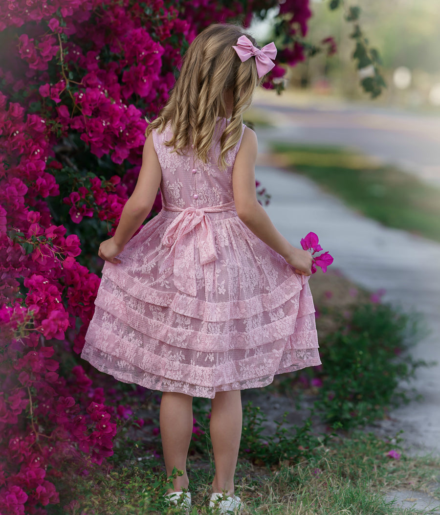 Mikayla Dress - Dusty Rose #73