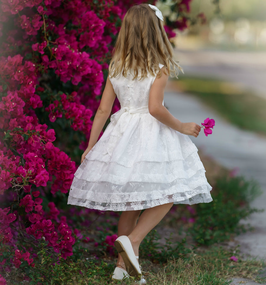 Mikayla Dress - Off White #65