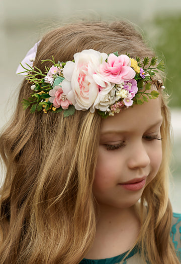 Ines Flower Girl Crown