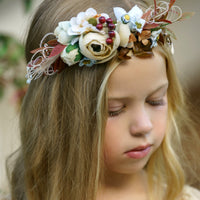 Holly Flower Girl Crown
