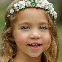 Holly Flower Girl Crown – Think Pink Bows