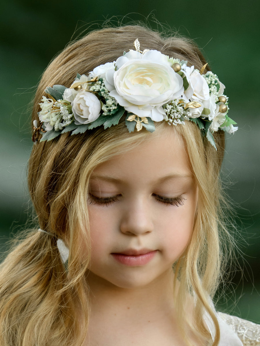 Ariadne Flower Girl Crown