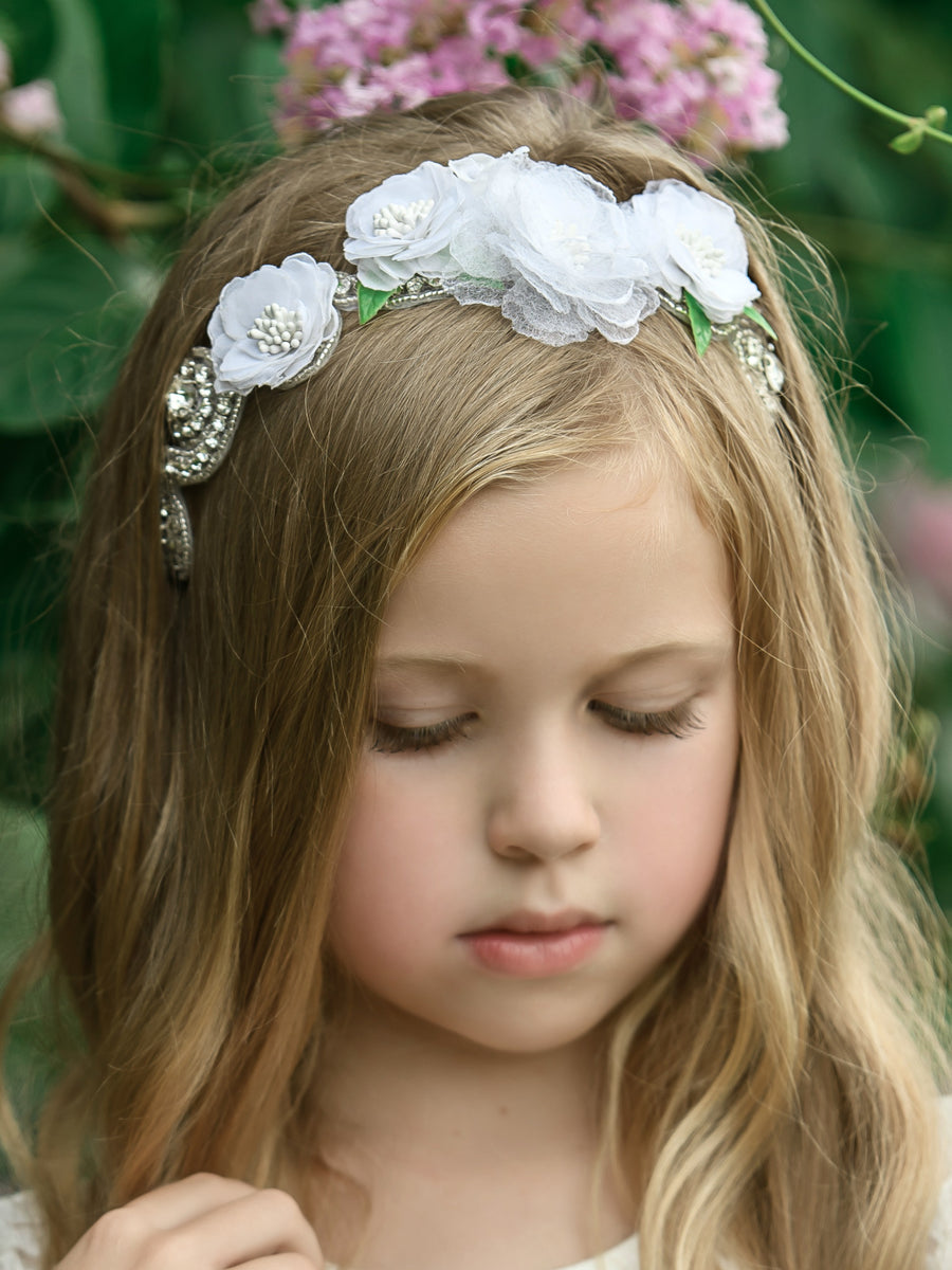 Rhinestone Floral headband